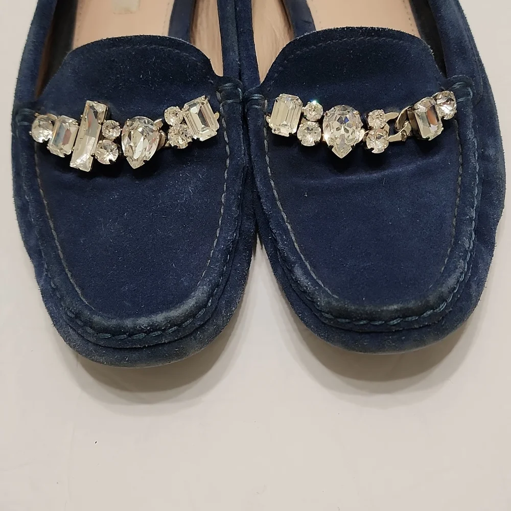 Miu Miu Blue Calzature Donna Loafers Flats - Picture 2 of 13